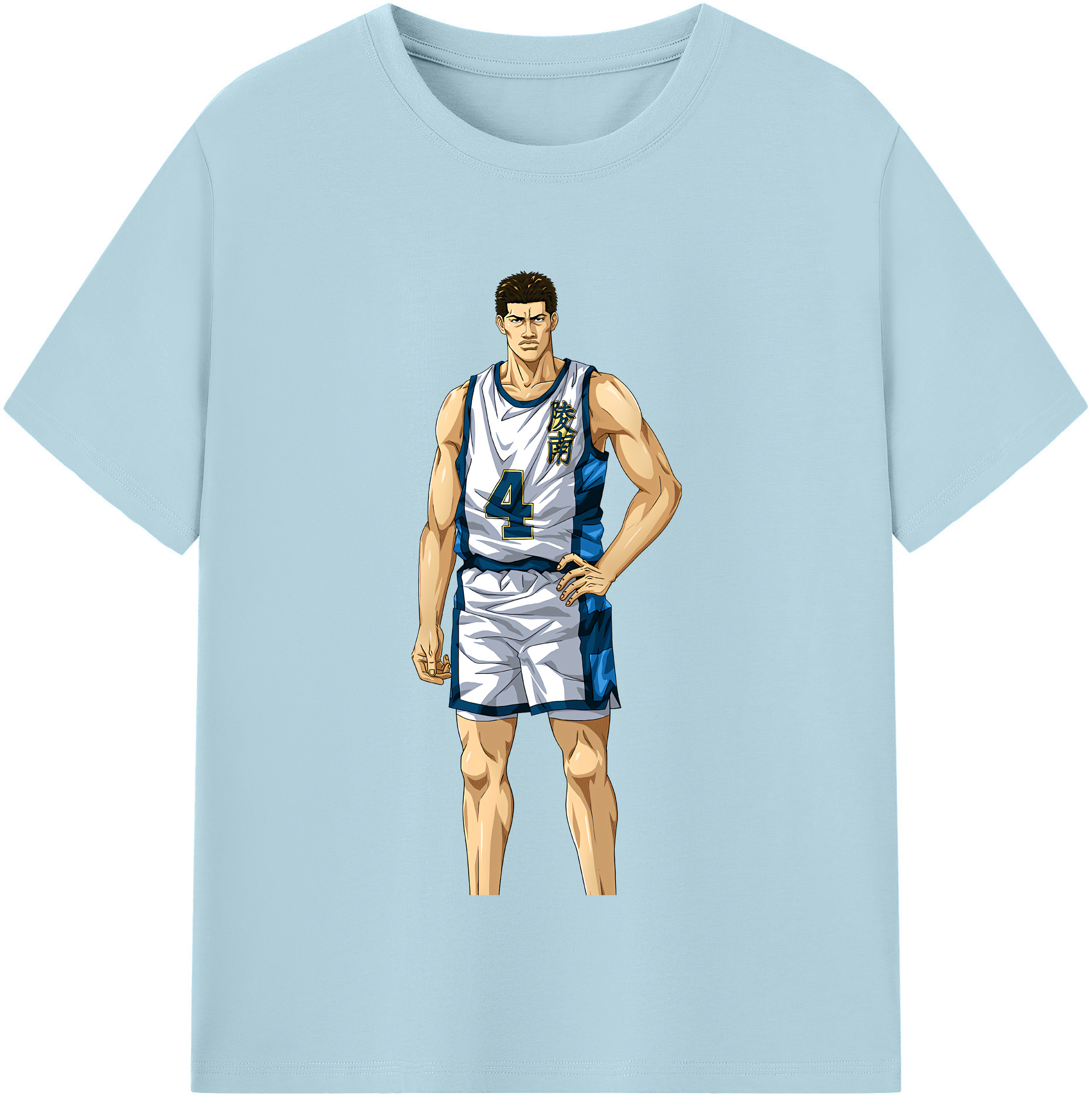 SLAM DUNK／スラムダンク 綿100％半袖Tシャツ（フロントプリント）